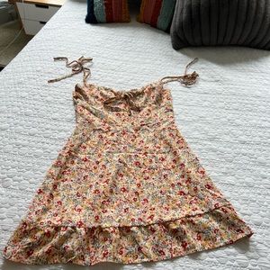 floral mini dress